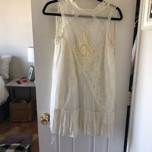 Free People lace tunic dress